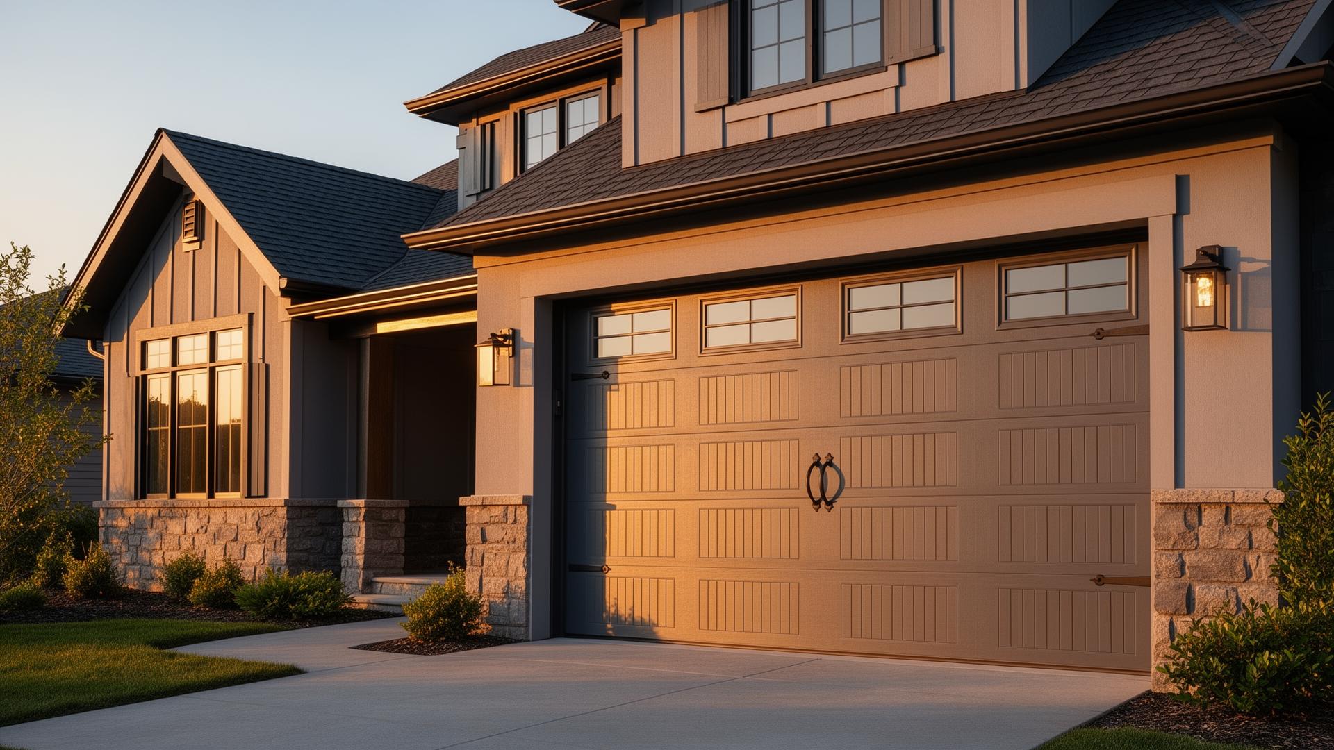 Beautiful carriage-style garage door